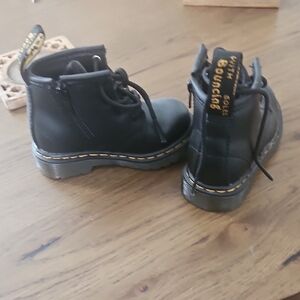 Dr. Martens Black Kids Boots